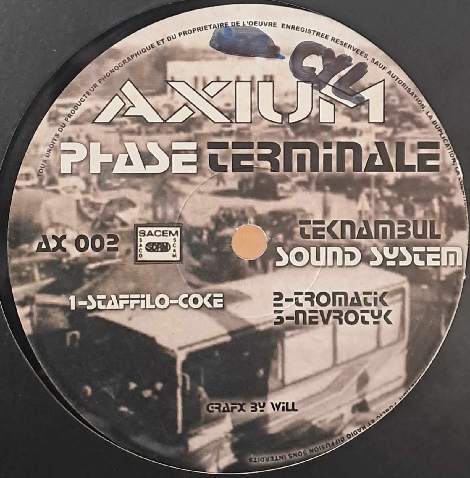Axium 002 - vinyle freetekno